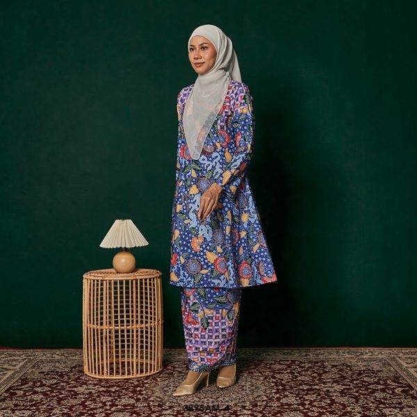 Ameera Kurung in Blue (3895AM-4) - Image 2