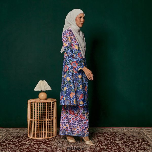 Ameera Kurung in Blue (3895AM-4) - Image 5