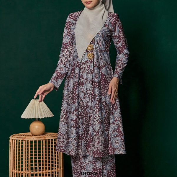 Kebarung Kalthom in Burgundy (3897KKM-1) - Image 3