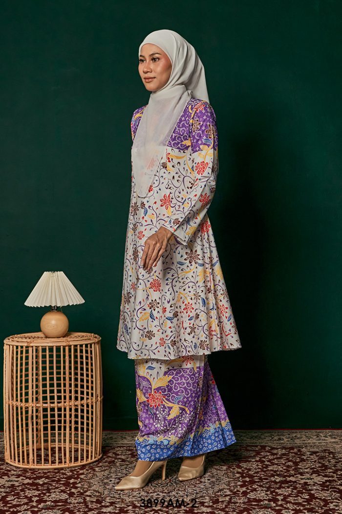 Ameera Kurung in Purple (3899AM-2)