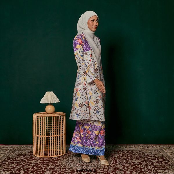 Ameera Kurung in Purple (3899AM-2) - Image 3