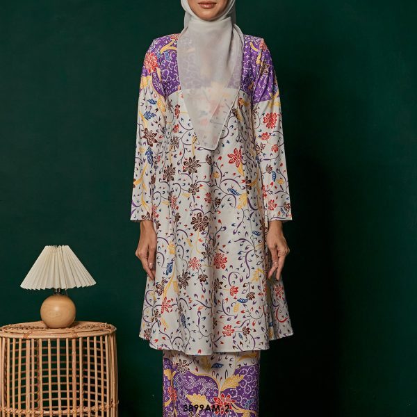 Ameera Kurung in Purple (3899AM-2) - Image 6