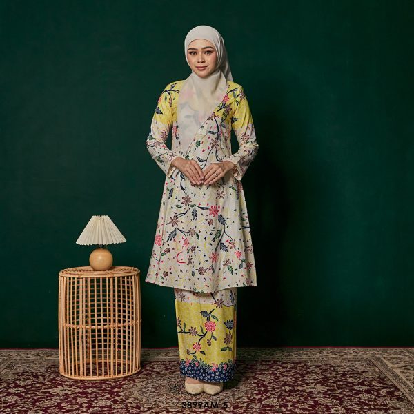 Ameera Kurung in Lemon Yellow (3899AM-5)
