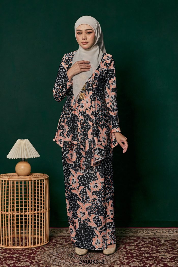 Kebaya Saloma in Highlight Melon (3900KS-3)