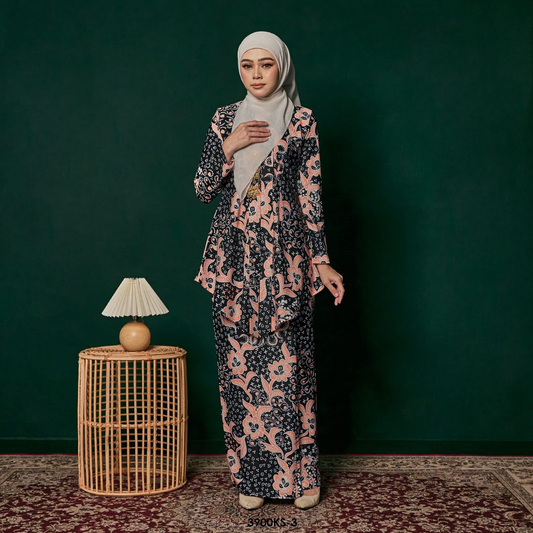 Kebaya Saloma in Highlight Melon (3900KS-3)