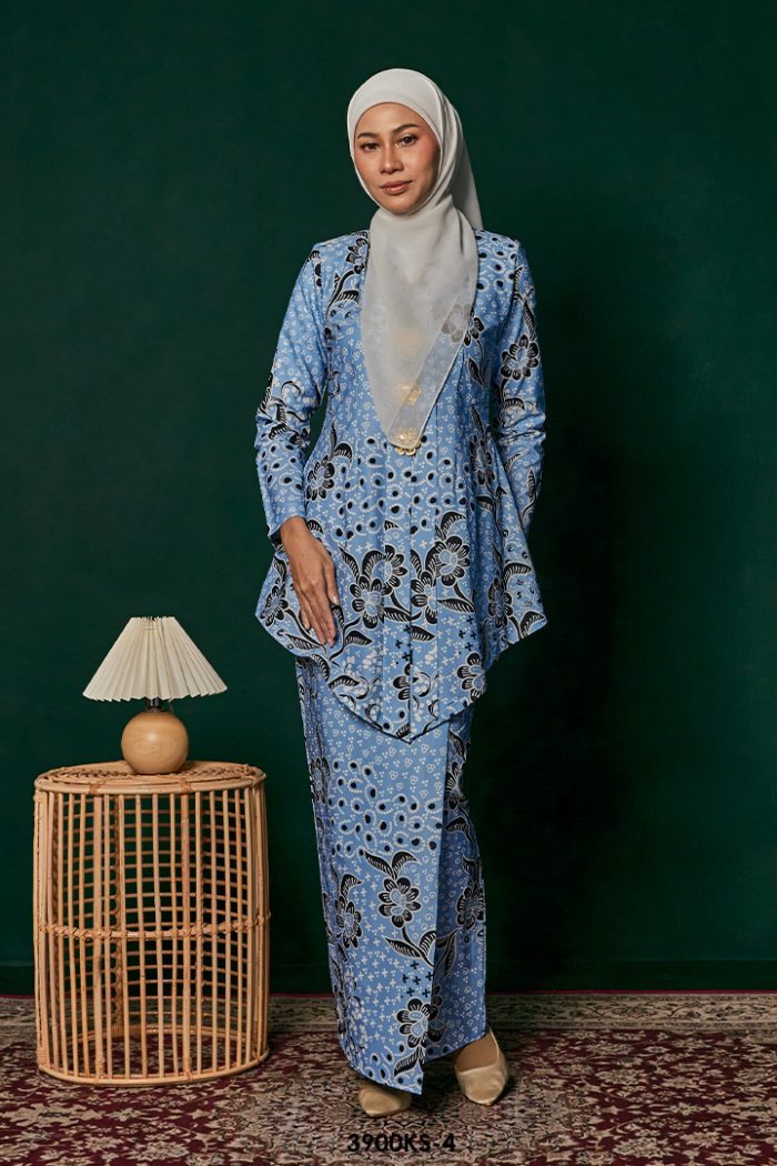 Kebaya Saloma in Blue (3900KS-4)
