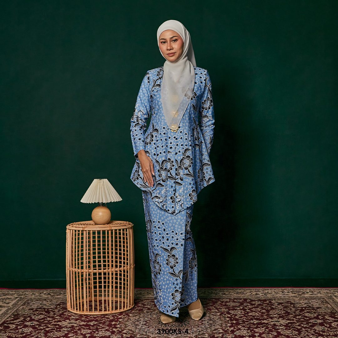Kebaya Saloma in Blue (3900KS-4)