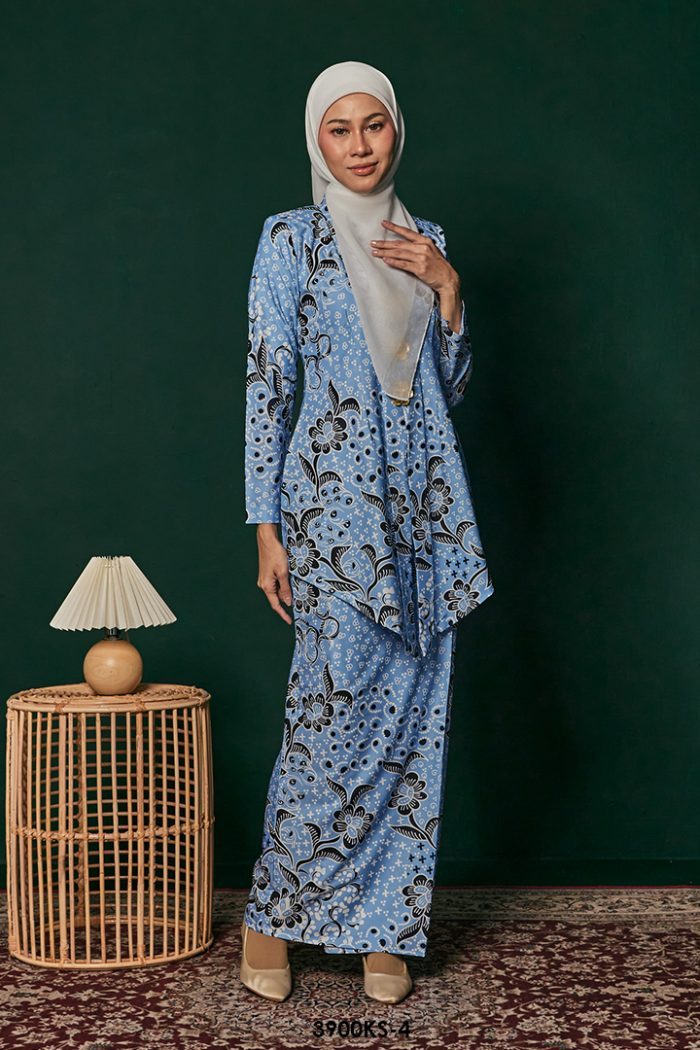 Kebaya Saloma in Blue (3900KS-4)