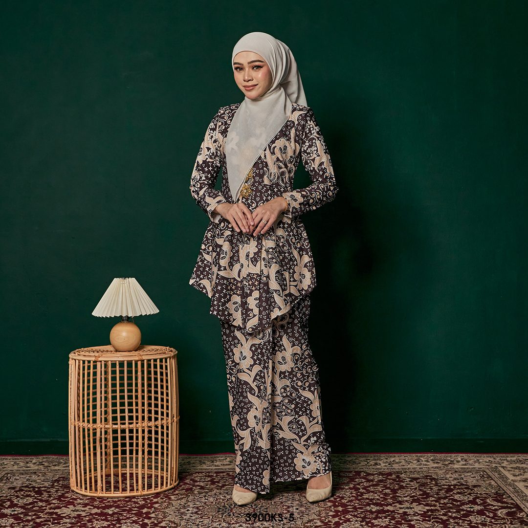 Kebaya Saloma in Cream (3900KS-5) - Image 2