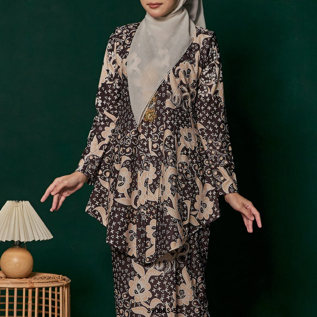 Kebaya Saloma in Cream (3900KS-5) - Image 3