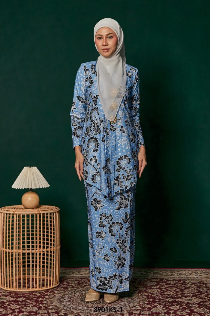 Kebaya Saloma in Blue (3901KS-1)