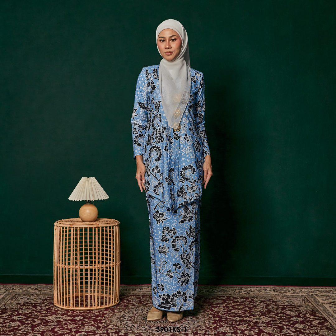 Kebaya Saloma in Blue (3901KS-1)