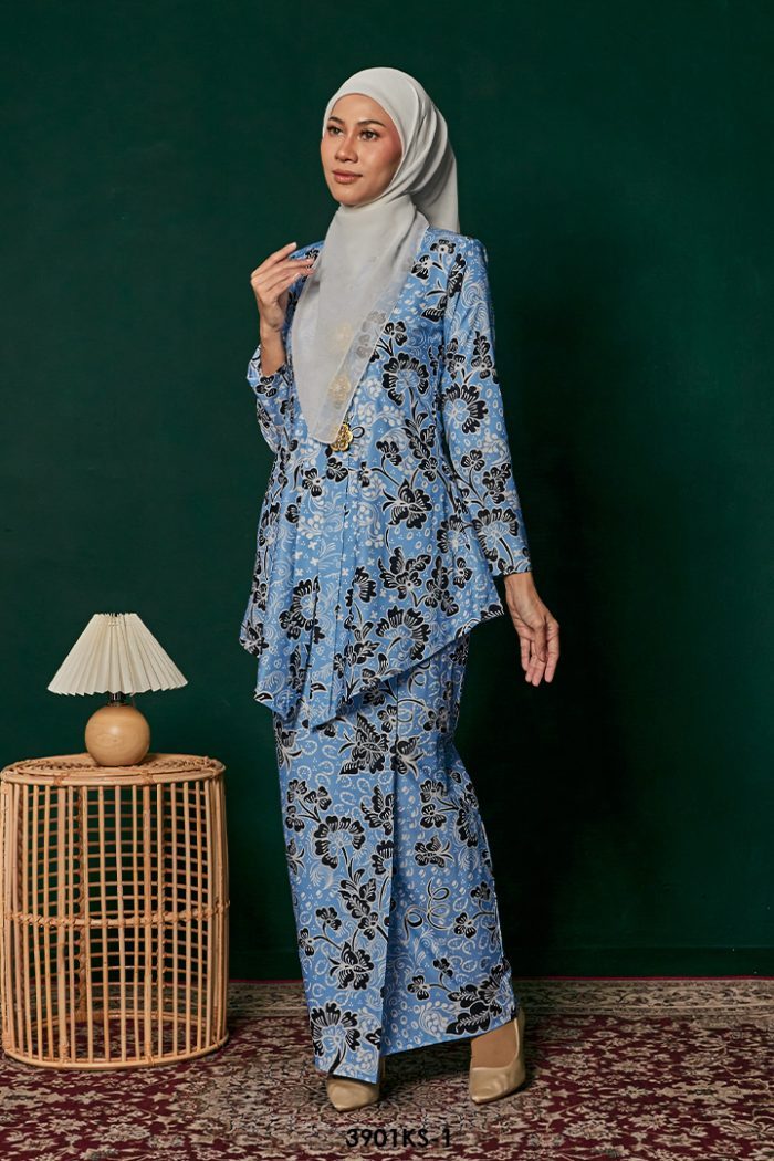 Kebaya Saloma in Blue (3901KS-1)