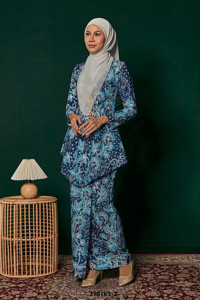 Kebaya Saloma in Dark Blue (3901KS-2)