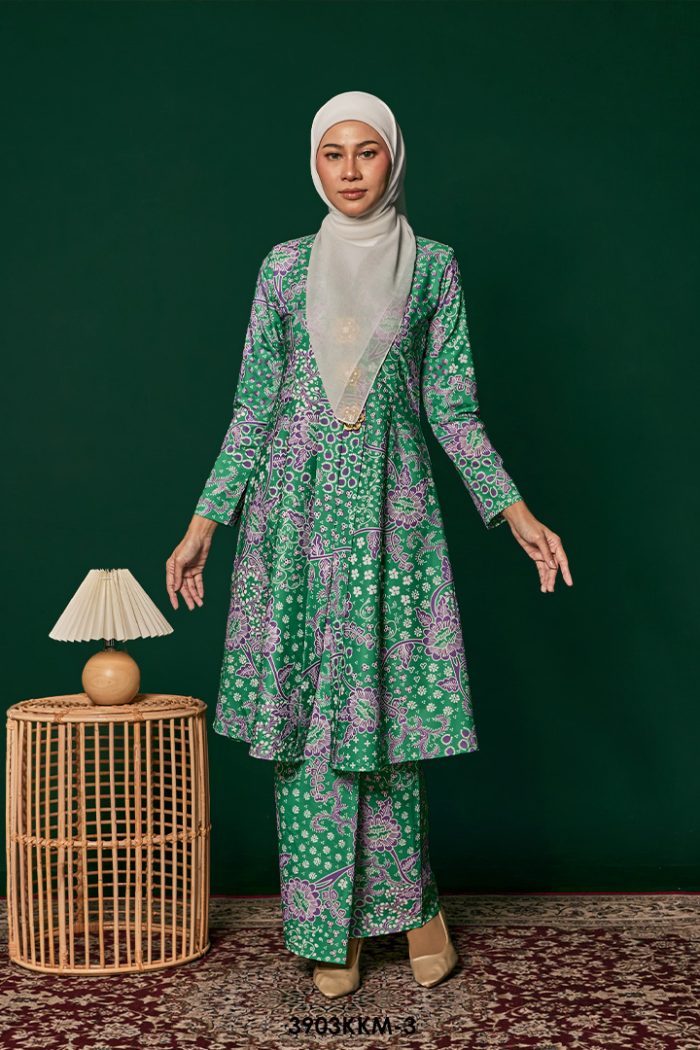 Kebarung Kalthom in Turqoise Green (3903KKM-3)
