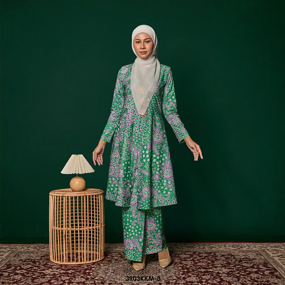 Kebarung Kalthom in Turqoise Green (3903KKM-3)