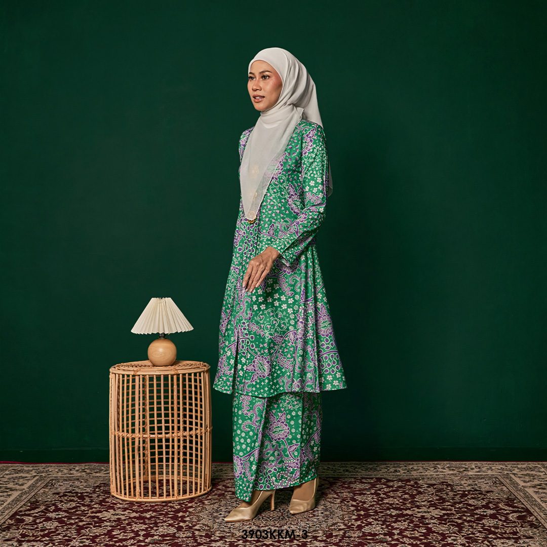 Kebarung Kalthom in Turqoise Green (3903KKM-3) - Image 2