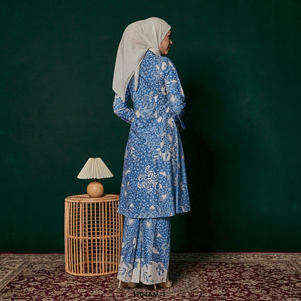 Ameera Kurung in Blue (3904AM-1) - Image 4