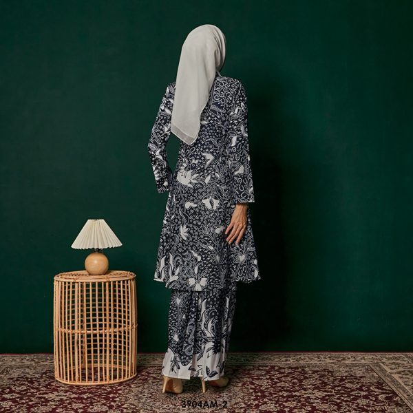 Ameera Kurung in Black (3904AM-2) - Image 4
