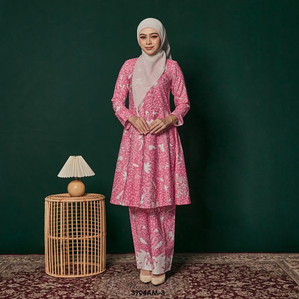 Ameera Kurung in Pink (3904AM-3)