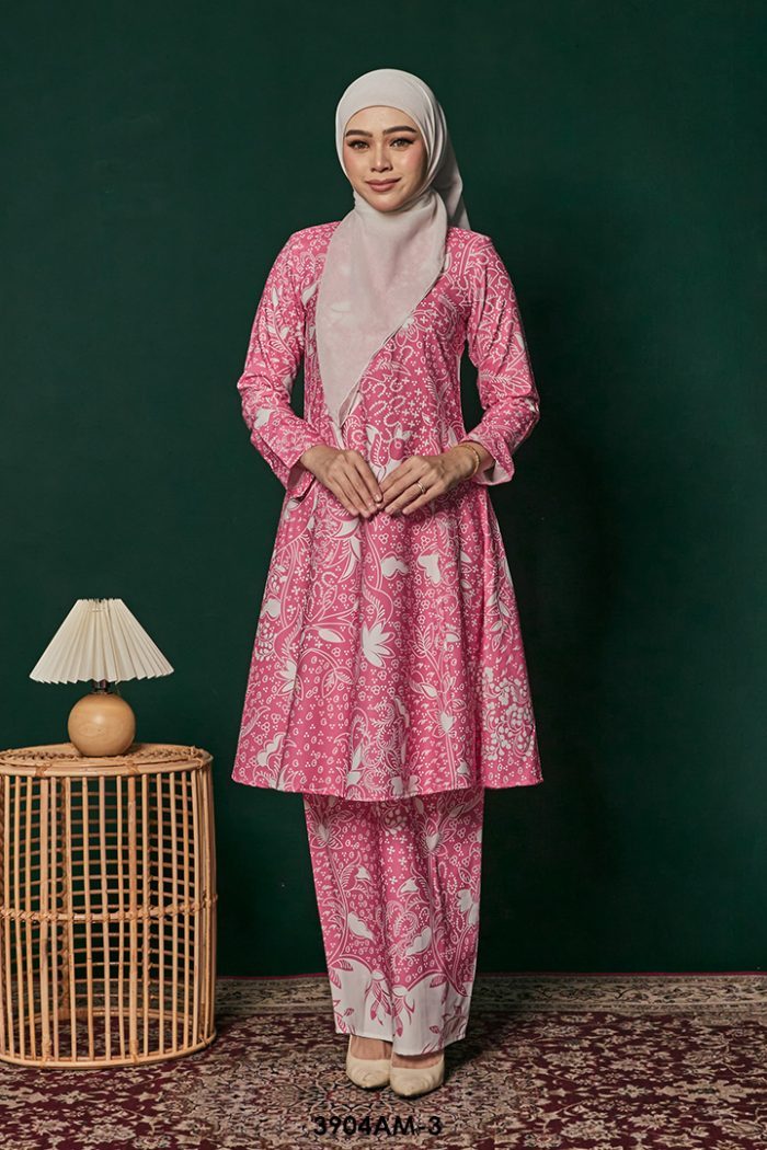 Ameera Kurung in Pink (3904AM-3)