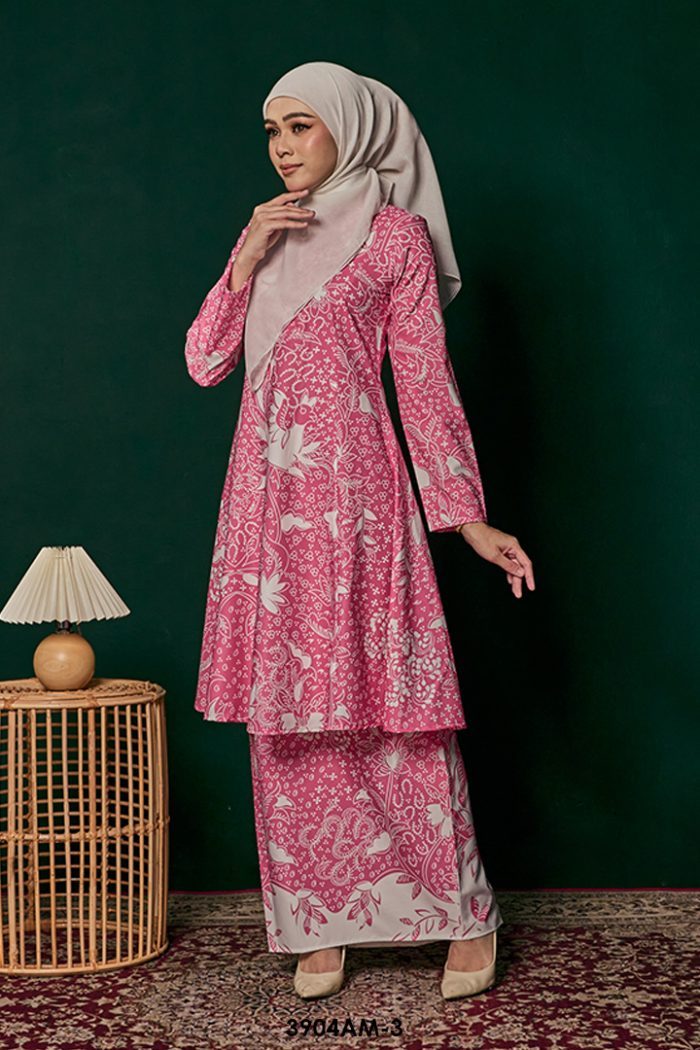 Ameera Kurung in Pink (3904AM-3)
