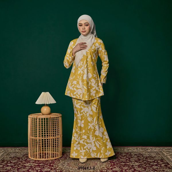 Jamilah Kurung in Mustard (3906KJ-2)
