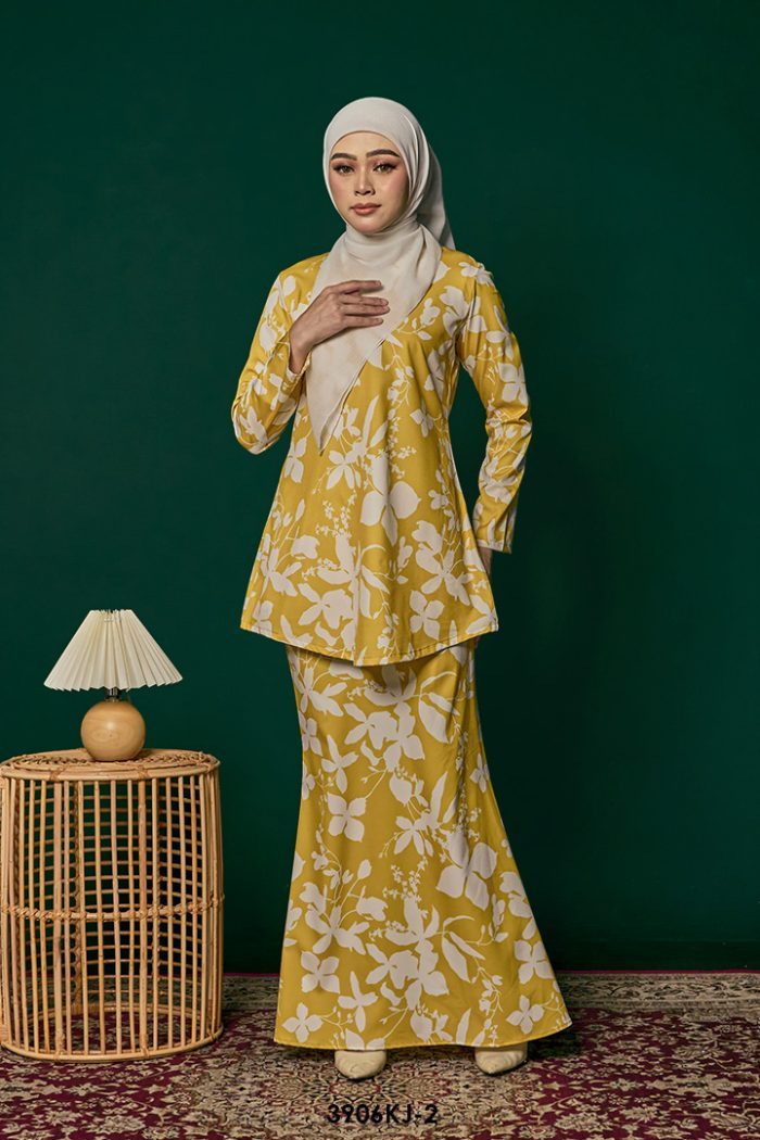 Jamilah Kurung in Mustard (3906KJ-2)