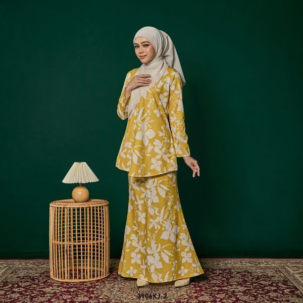 Jamilah Kurung in Mustard (3906KJ-2) - Image 2