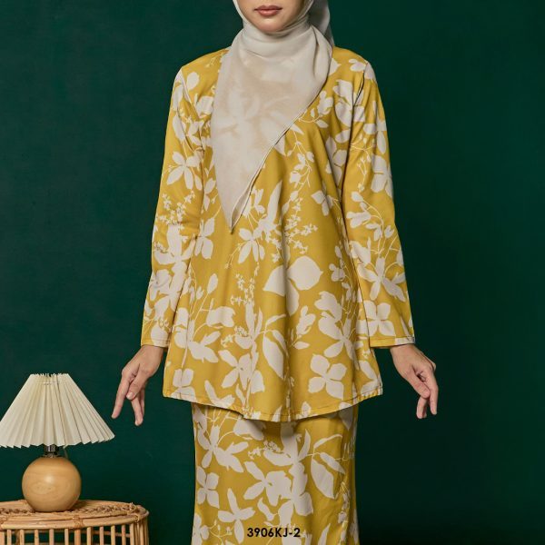 Jamilah Kurung in Mustard (3906KJ-2) - Image 3