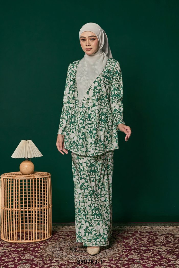 Jamilah Kurung in Green (3907KJ-1)