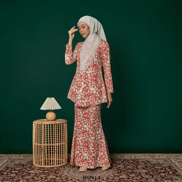 Jamilah Kurung in Red (3907KJ-4) - Image 2