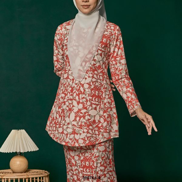 Jamilah Kurung in Red (3907KJ-4) - Image 3