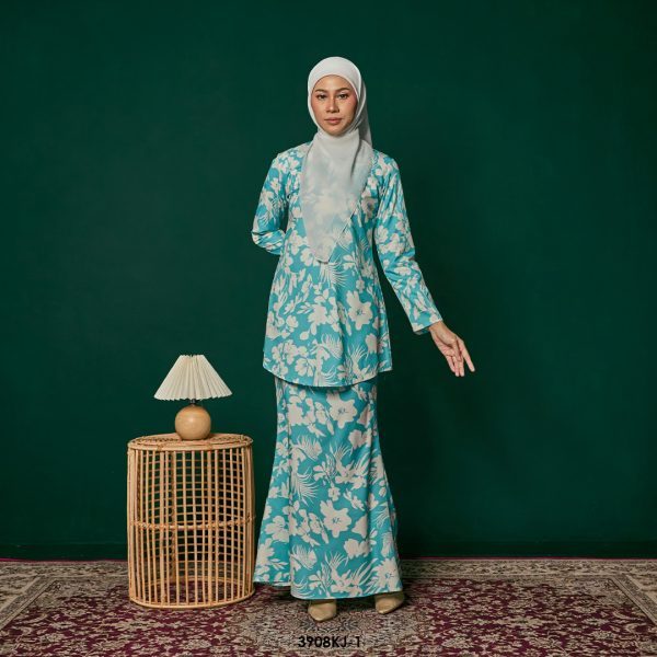 Jamilah Kurung in Turqoise (3908KJ-1)