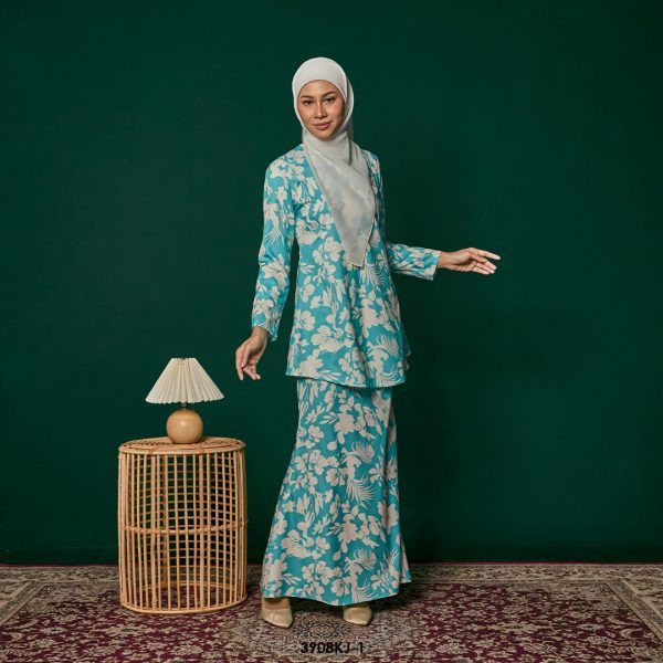 Jamilah Kurung in Turqoise (3908KJ-1) - Image 2