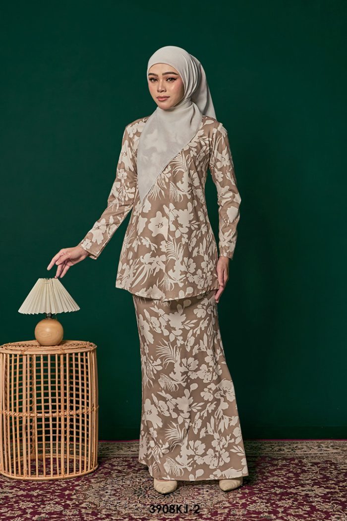 Jamilah Kurung in Brown Bear (3908KJ-2)