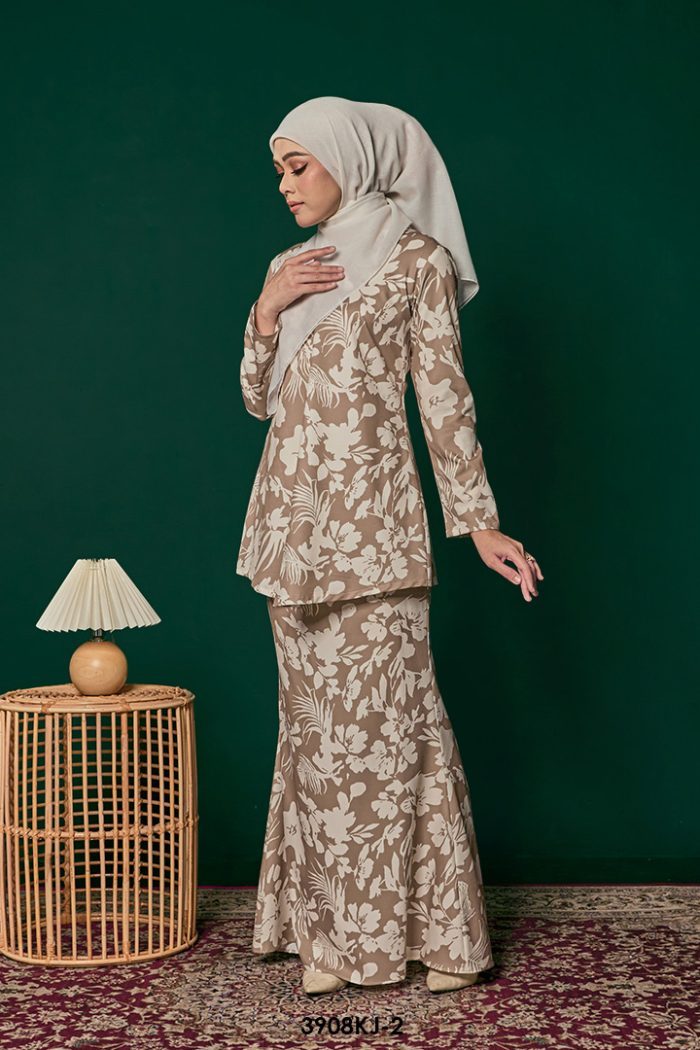 Jamilah Kurung in Brown Bear (3908KJ-2)