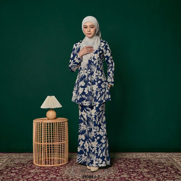 Jamilah Kurung in Black (3908KJ-3)