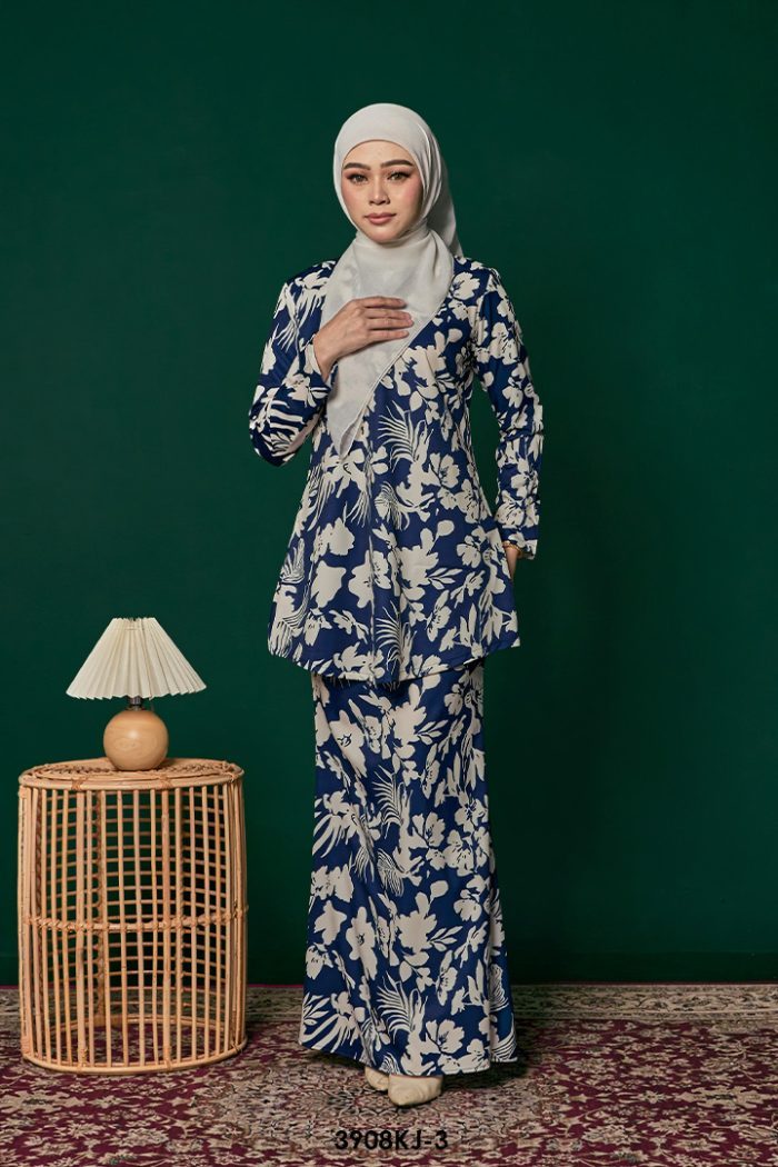 Jamilah Kurung in Black (3908KJ-3)