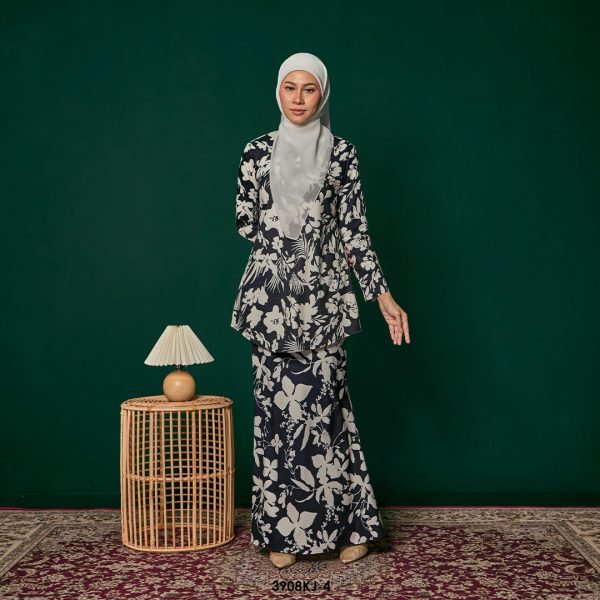 Jamilah Kurung in Dark Blue (3908KJ-4)