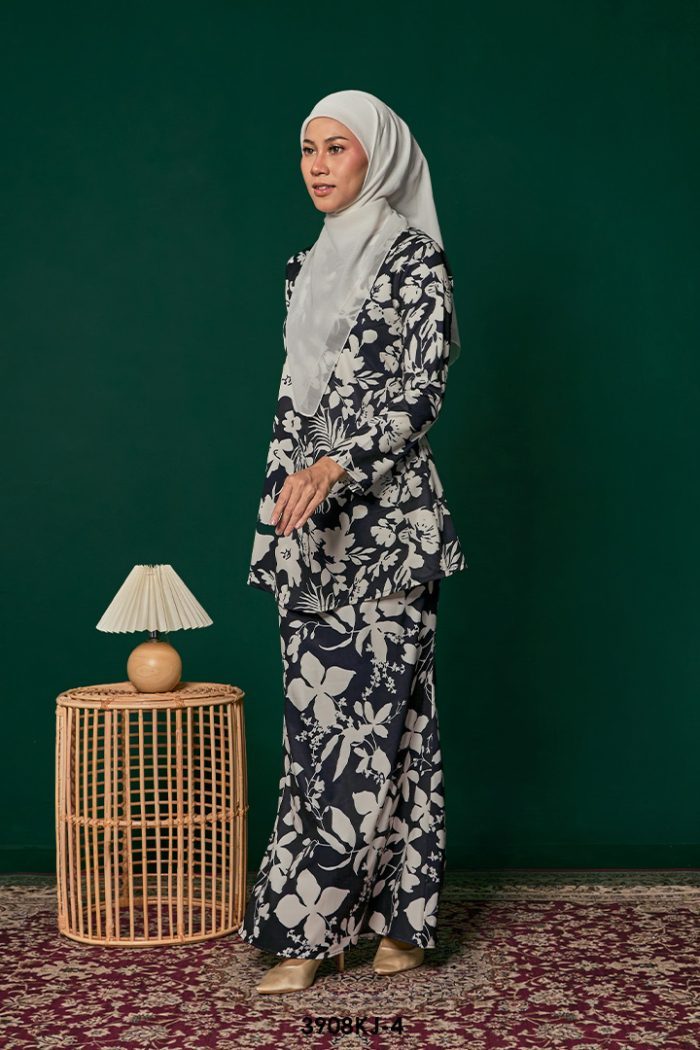 Jamilah Kurung in Dark Blue (3908KJ-4)