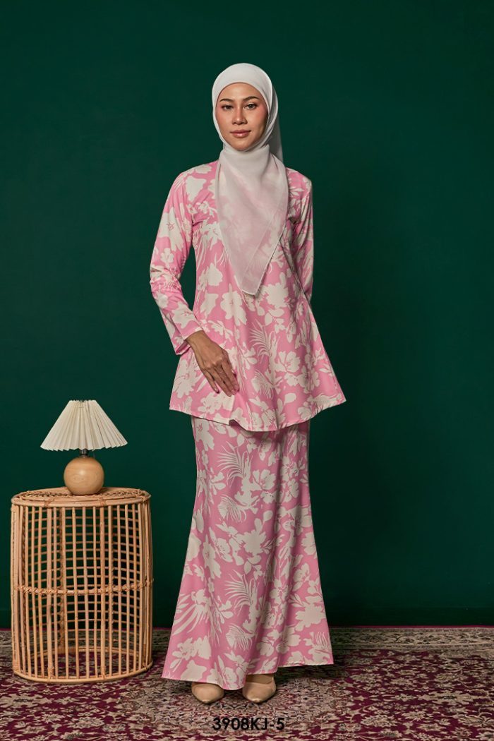Jamilah Kurung in Pink (3908KJ-5)