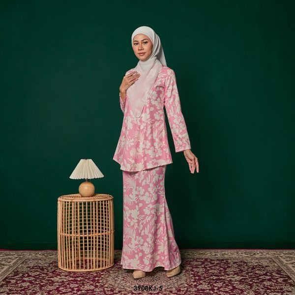 Jamilah Kurung in Pink (3908KJ-5) - Image 2