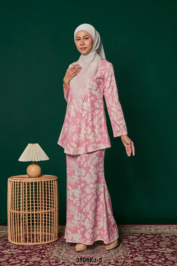 Jamilah Kurung in Pink (3908KJ-5)