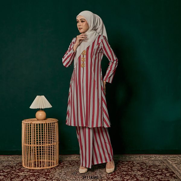 Kebarung Melati in Dark Red (3911KML-1) - Image 2
