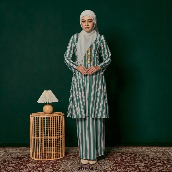 Kebarung Melati in Teal Green (3911KML-2)