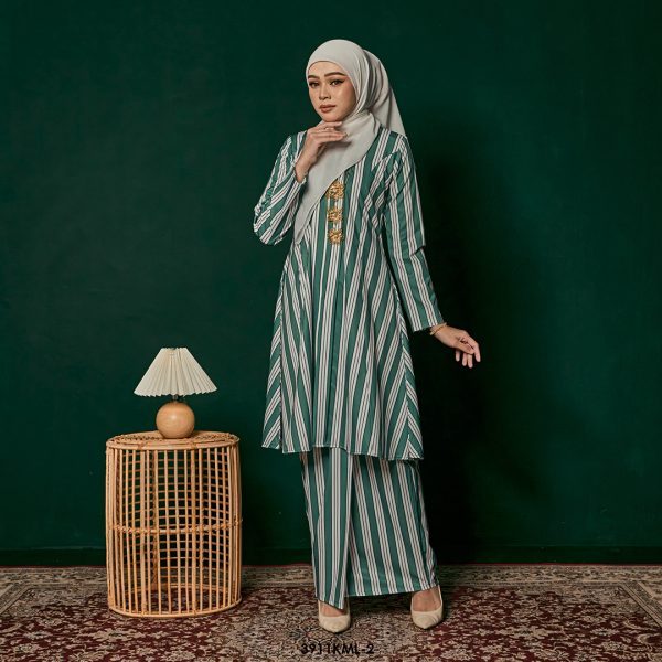 Kebarung Melati in Teal Green (3911KML-2) - Image 2