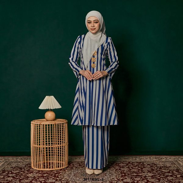 Kebarung Melati in Dark Blue (3911KML-3)