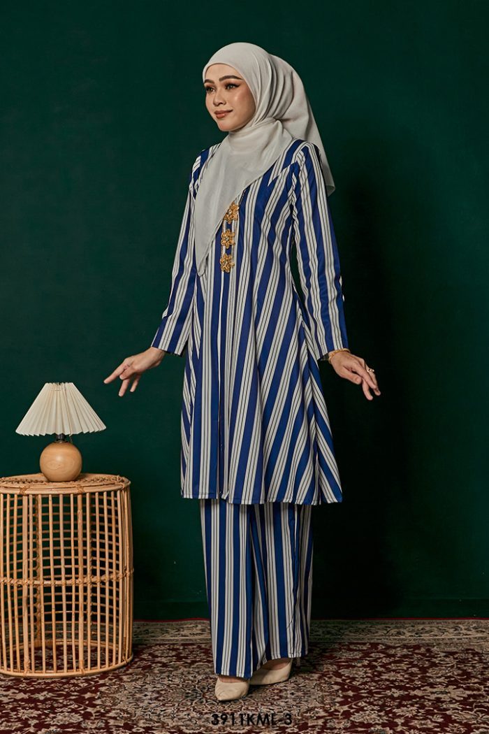 Kebarung Melati in Dark Blue (3911KML-3)