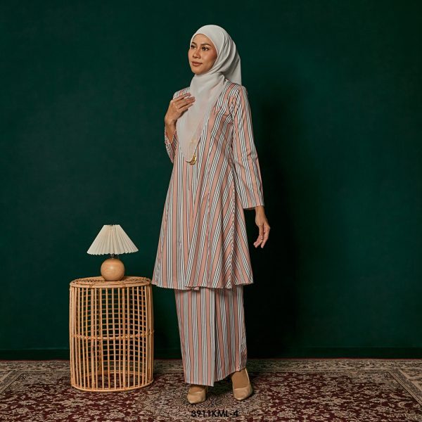 Kebarung Melati in Coral (3911KML-4)